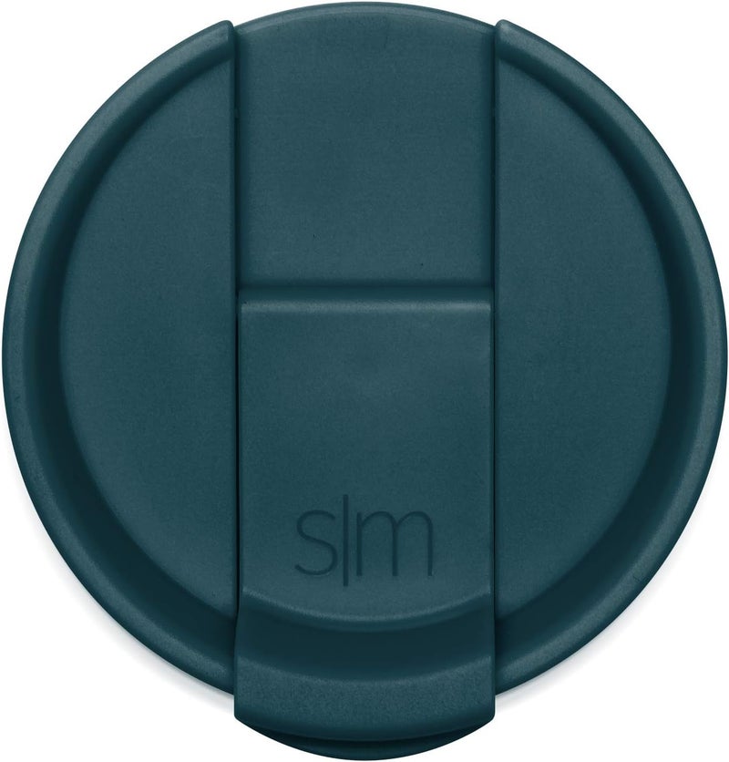 Simple Modern Tumbler Coffee Lid Replacement | Reusable Insulated Lid Only Fits Voyager | Flip Lid | Voyager Collection | Riptide - Image 1