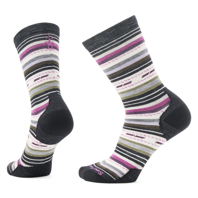 Smartwool Unisex Everyday Margarita Crew Socks White Medium - Image 1