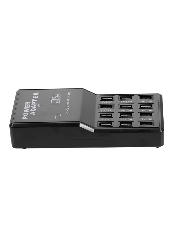 NIBEMINENT 12-Port USB Power Adapter Black - Image 5