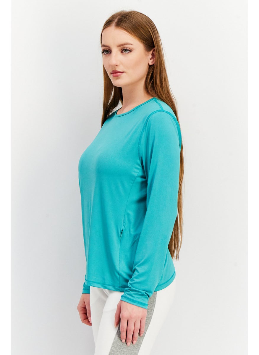 32 Degrees - Women Sportswear Fit Long Sleeves Sun Protection Top, Latigo Bay - Image 1