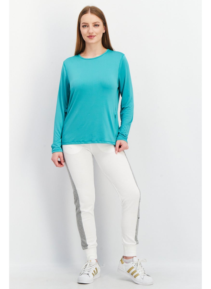 32 Degrees - Women Sportswear Fit Long Sleeves Sun Protection Top, Latigo Bay - Image 1