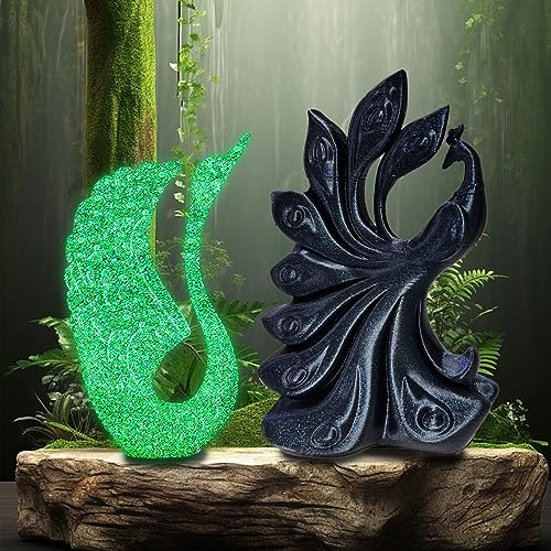 YOUSU خيوط طابعة ثلاثية الأبعاد YOUSU جالاكسي PLA 1.75 مم، حزمة خيوط طباعة ثلاثية الأبعاد، خيوط PLA متعددة الألوان مع لمعة 250 جرام × 4 عبوة ألوان. - Image 4