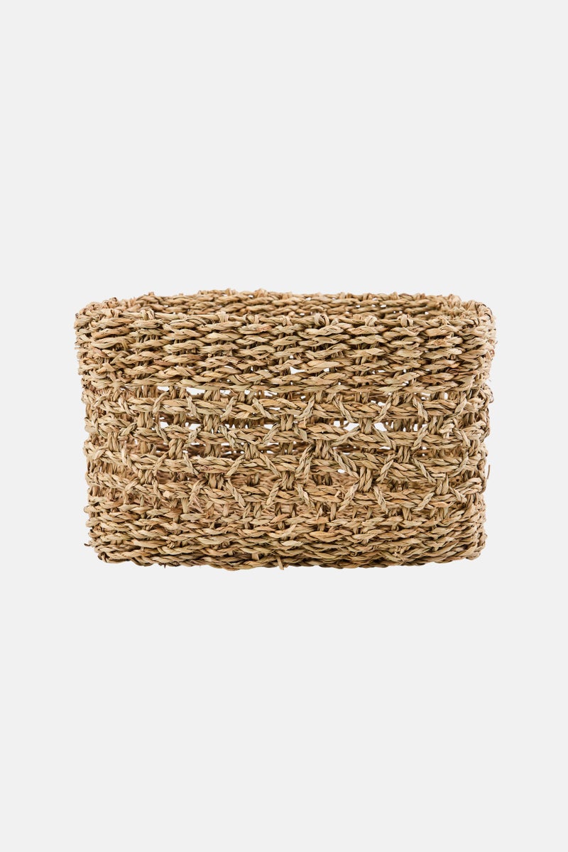 Muy Mucho Rattan Medium Storage Basket, Tan  - Image 2