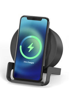 ProOne 4-in-1 Wireless Charger ProOne PSG40, Night Light or Gradient Lamp, Bluetooth Speaker & Mobile Stand – Perfect for Bedroom, Bedside, Room Decor & Gift (Black)  - Image 1