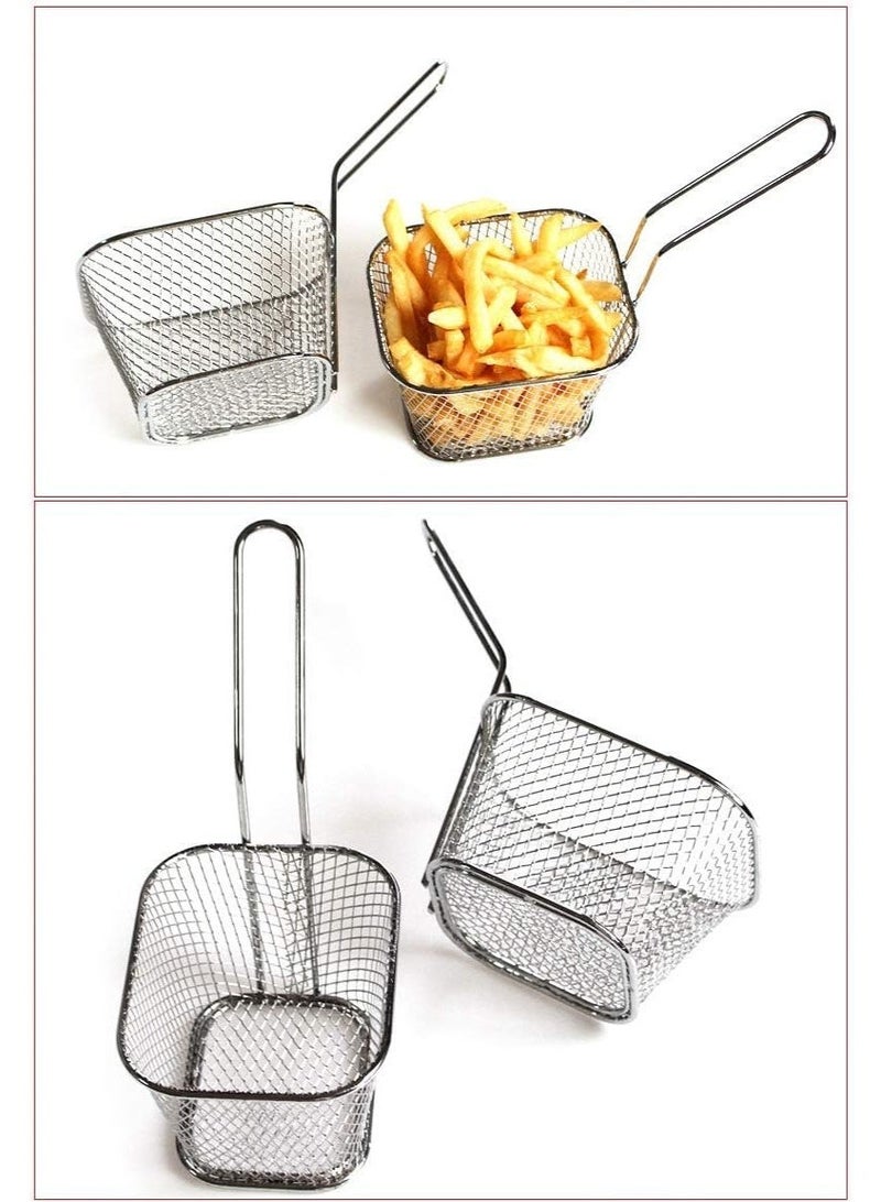 Set of 2 French Fries Serving Baskets – Practical and Stylish Design - Image 1