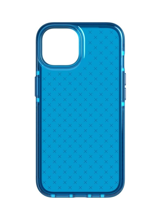 tech21 Evo Check iPhone 14 Plus Case Cover With 16 Feet Drop Protection Classic Blue - Image 1