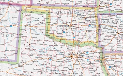 Swiftmaps 24x36 United States, USA US Classic Wall Map Poster Mural Laminated - Image 2