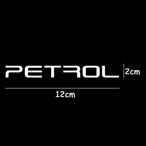 Careflection Petrol Sticker for Car Fuel Tank, Branded self Adhesive Vinyl Sticker(12cm X 2cm) White - Image 2