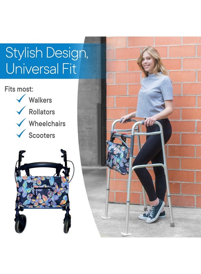 RMS RMS Water Resistant Tote Bag for Walker and Scooter - Butterfly  - Image 4