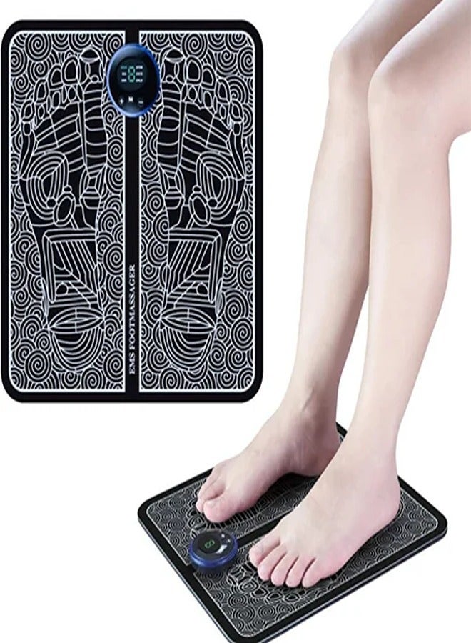 إسكدنيا EMS Foldable Electric Foot Massager  Black - Image 3