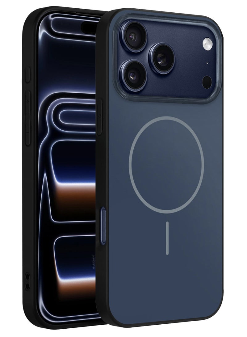 CATANES Hard TPU Case for iPhone 17 Pro - Protective Case Cover and Glossy - Slim Shock Resistant Design - Dark Blue - Image 1