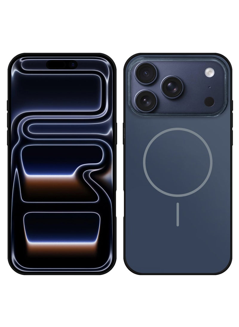 CATANES Hard TPU Case for iPhone 17 Pro - Protective Case Cover and Glossy - Slim Shock Resistant Design - Dark Blue - Image 2