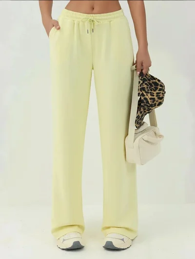 HICCUP Soft Modal Touch Wide Leg Sweatpants