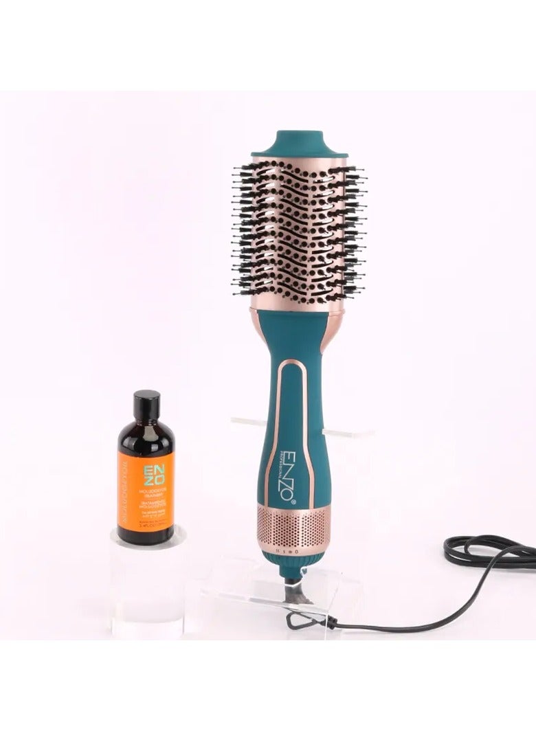 Enzo Professional Hair Dryer Brush with Nourishing Oil Treatment – 2-in-1 Styling & Care for All Hair Types - Image 3