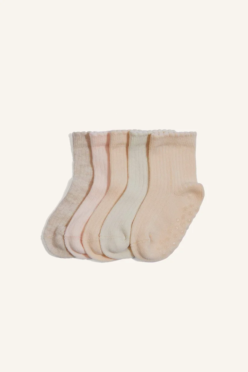 ديفاكتو Baby Girl 5 Piece Long sock