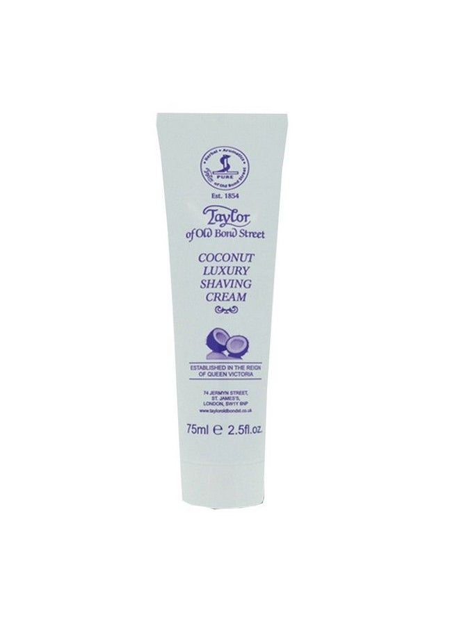 Taylor of Old Bond Street Shaving Cream 75Ml Tube Coconut  - Image 3