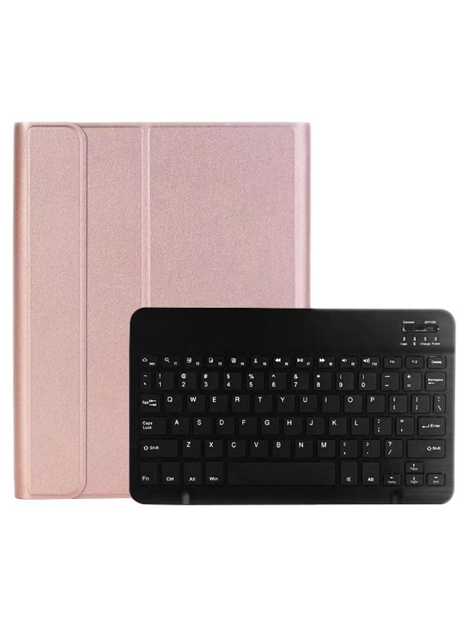 NIBEMINENT Protective Detachable Keyboard Case For Apple iPad Rose Gold/Black - Image 1