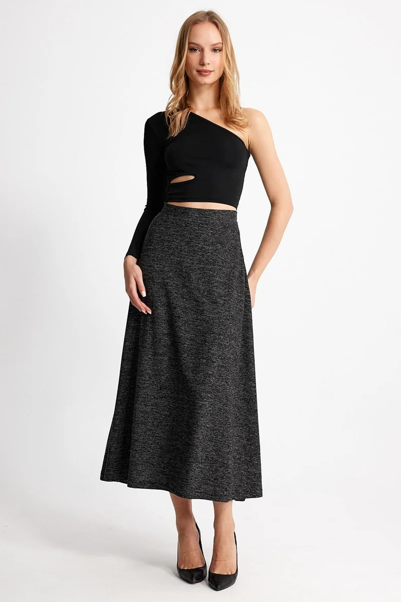 Alexander Gardi Patterned Flared Long Skirt (B23-0012 00)