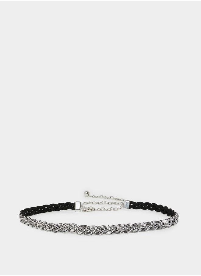 Styli Braided Embellished Belt  - Image 5