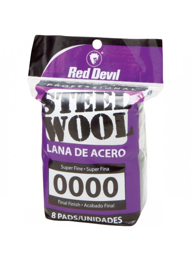 Red Devil 0320 Steel Wool, 0000 (Pack of 8) - Image 1