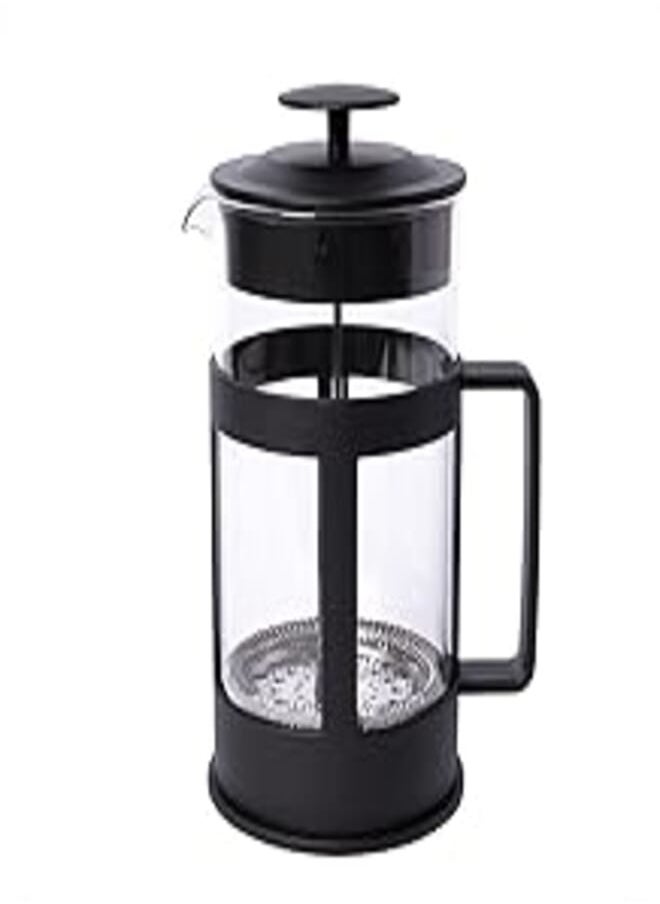 Arabest - Arabest French Press Coffee Maker, Coffee Tea Maker with Stainless Steel Filter, Heat Resistant Borosilicate Glass Coffee Press (600ml) - Image 1