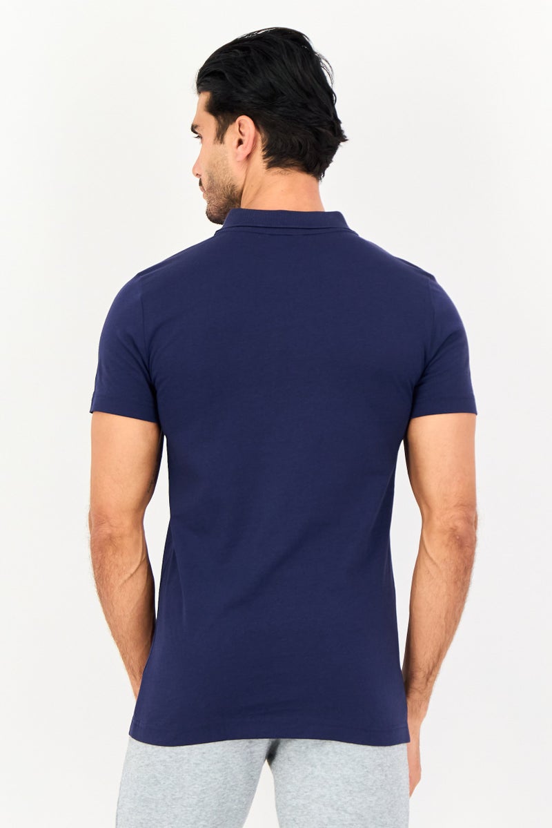 PUMA Men Sportswear Fit Short Sleeve Outdoor Polo Shirt, Navy - Image 3