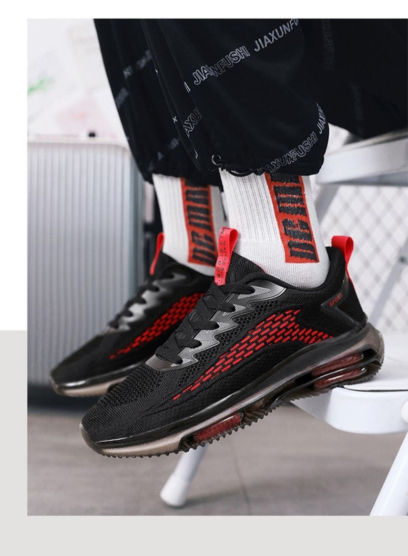 Loquat Low-Top Competition Sports Football Shoes Black/Red  - Image 2