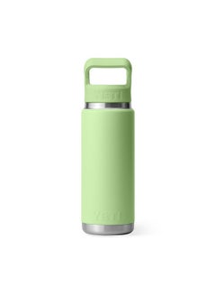 YETI Rambler 26 Oz Bottle, Vacuum Insulated, Stainless Steel With Color Matching Straw Cap, Key Lime  - Image 5
