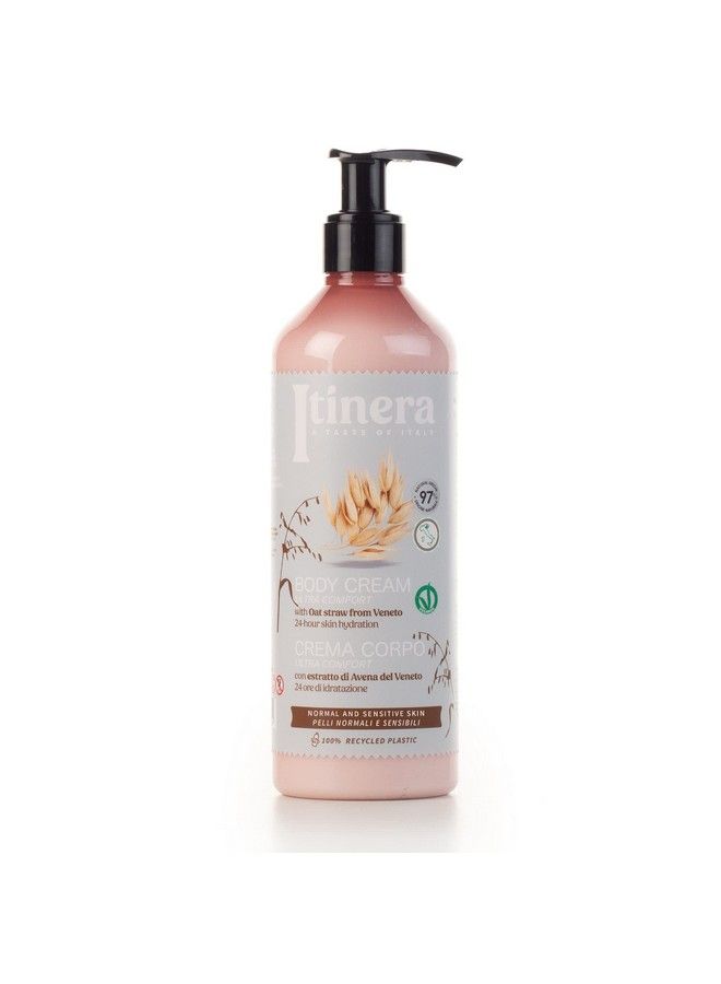 ITÍNERA Itinera Ultra Comfort Body Cream With Oat Straw From Veneto (12.51 Fl Oz) Normal And Sensitive Skin Vegan Friendly 97% Natural Origin Ingredients - Image 2