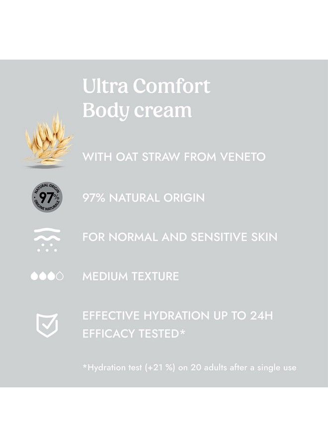 ITÍNERA Itinera Ultra Comfort Body Cream With Oat Straw From Veneto (12.51 Fl Oz) Normal And Sensitive Skin Vegan Friendly 97% Natural Origin Ingredients - Image 5