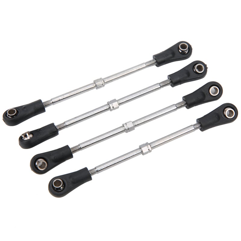 4Pcs Steering Linkage Rod Adjustable Fit for Monster Trunk/Racing Truck 1/10 RC Model - Image 2