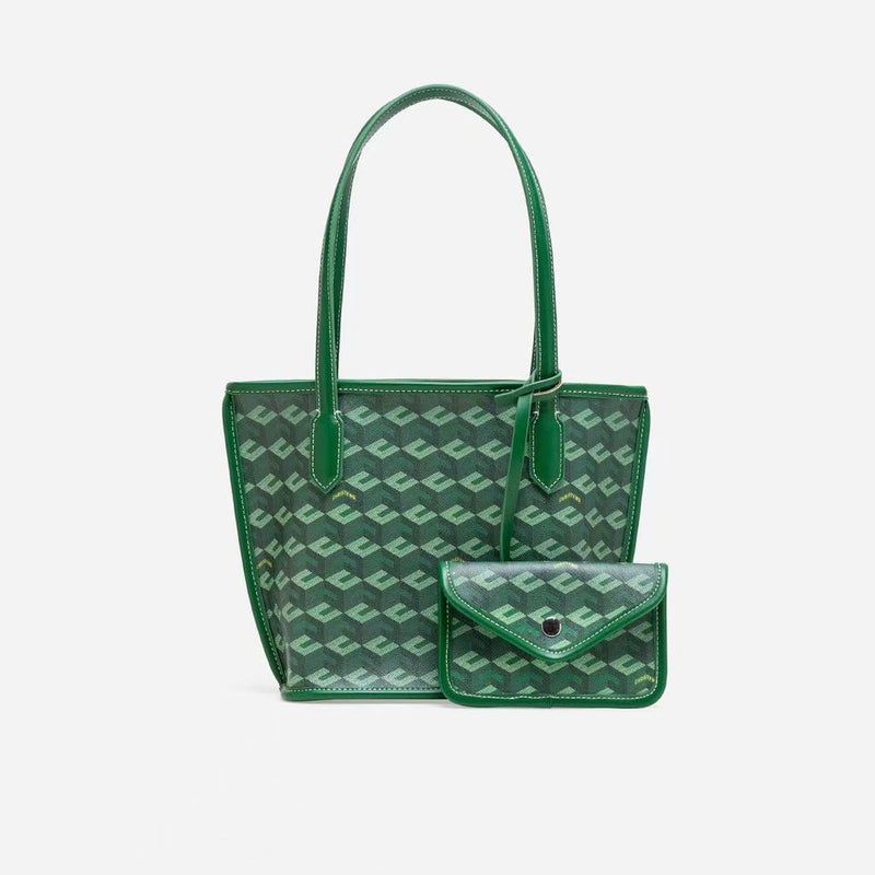 Christyng Fashion Printed Bucket Bag Set, Simple Shoulder Bag, Tote Bag, Versatile Handbag - Image 1
