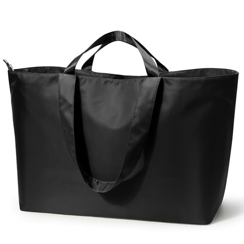 KALIDI 60L Extra Large Duffle Bag Beach Tote Zipper Utility Oversized Weekender Carrier Travel Shopping Reusable Grocery Bag - Image 1