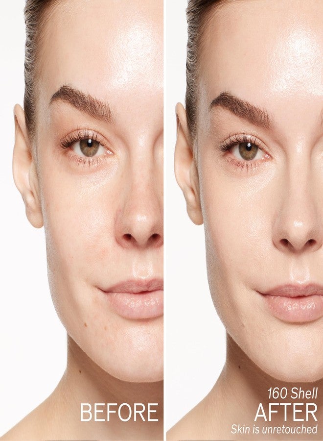 Shiseido RevitalEssence Skin Glow Foundation SPF 30, 160 Shell - Buildable, Medium Coverage - 24-HR Hydration & 12-HR Wear - Transfer, Crease & Fade Resistant - Non-Comedogenic - All Skin Types - Image 3