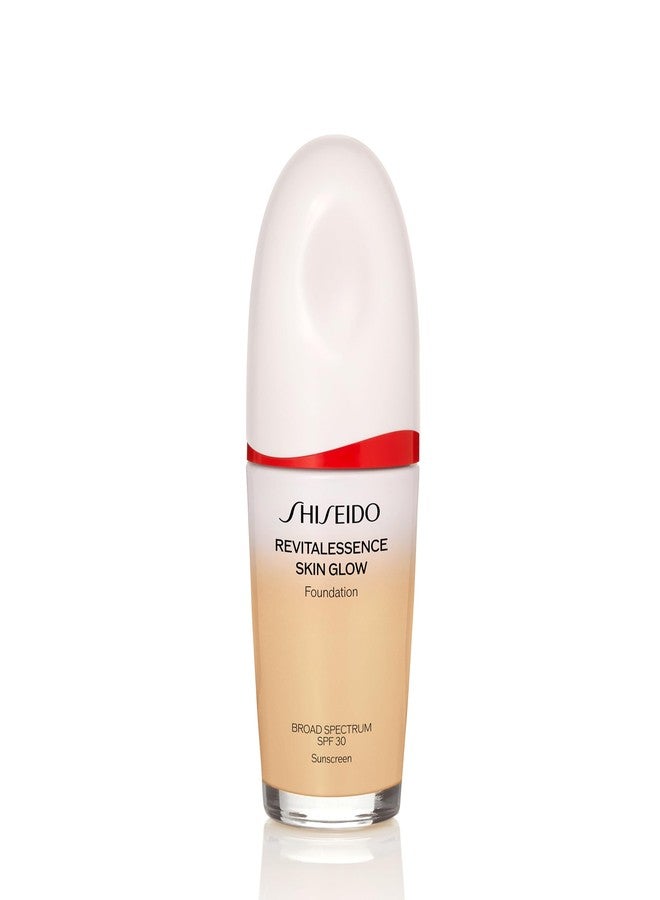Shiseido RevitalEssence Skin Glow Foundation SPF 30, 160 Shell - Buildable, Medium Coverage - 24-HR Hydration & 12-HR Wear - Transfer, Crease & Fade Resistant - Non-Comedogenic - All Skin Types - Image 1