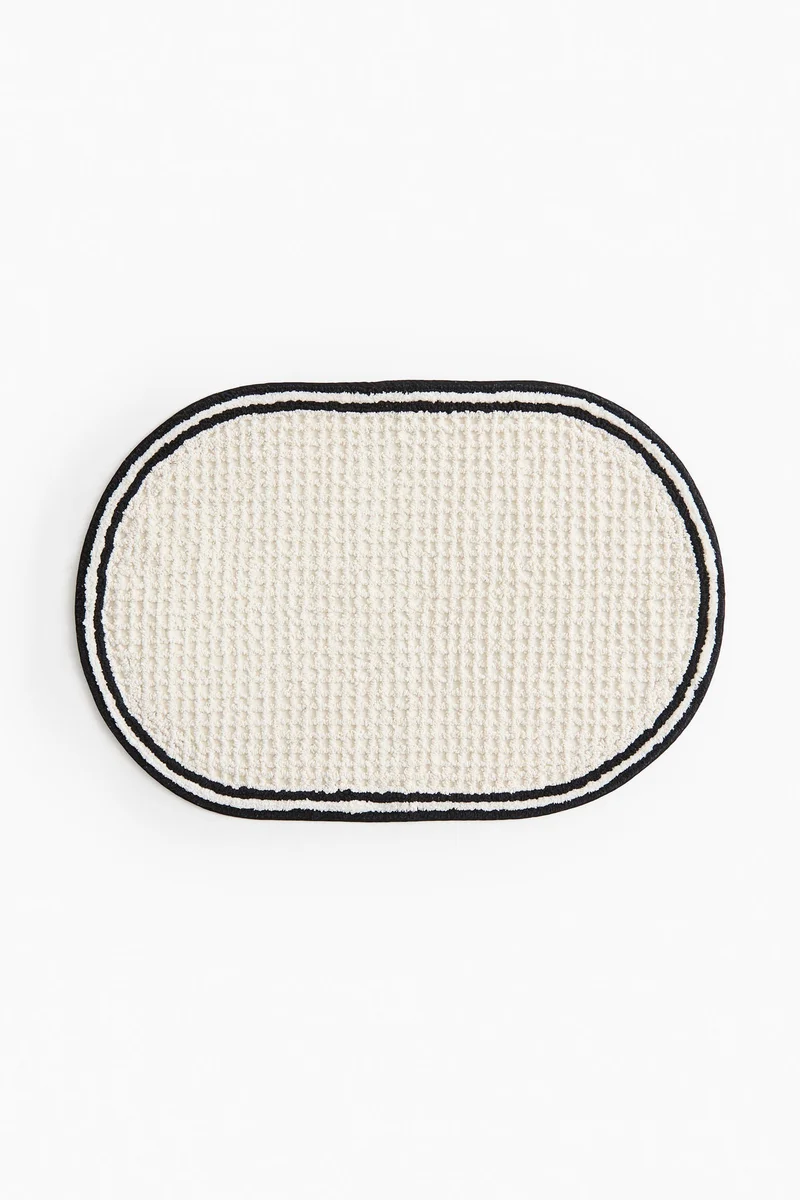 H&M Waffled cotton bath mat