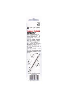 Onetech Cuticle Pusher with Screw Tip  a Single Tool That Includes 2 in 1 Manicure Maintenance Heads 14.4cm Mma 0619  - Image 3