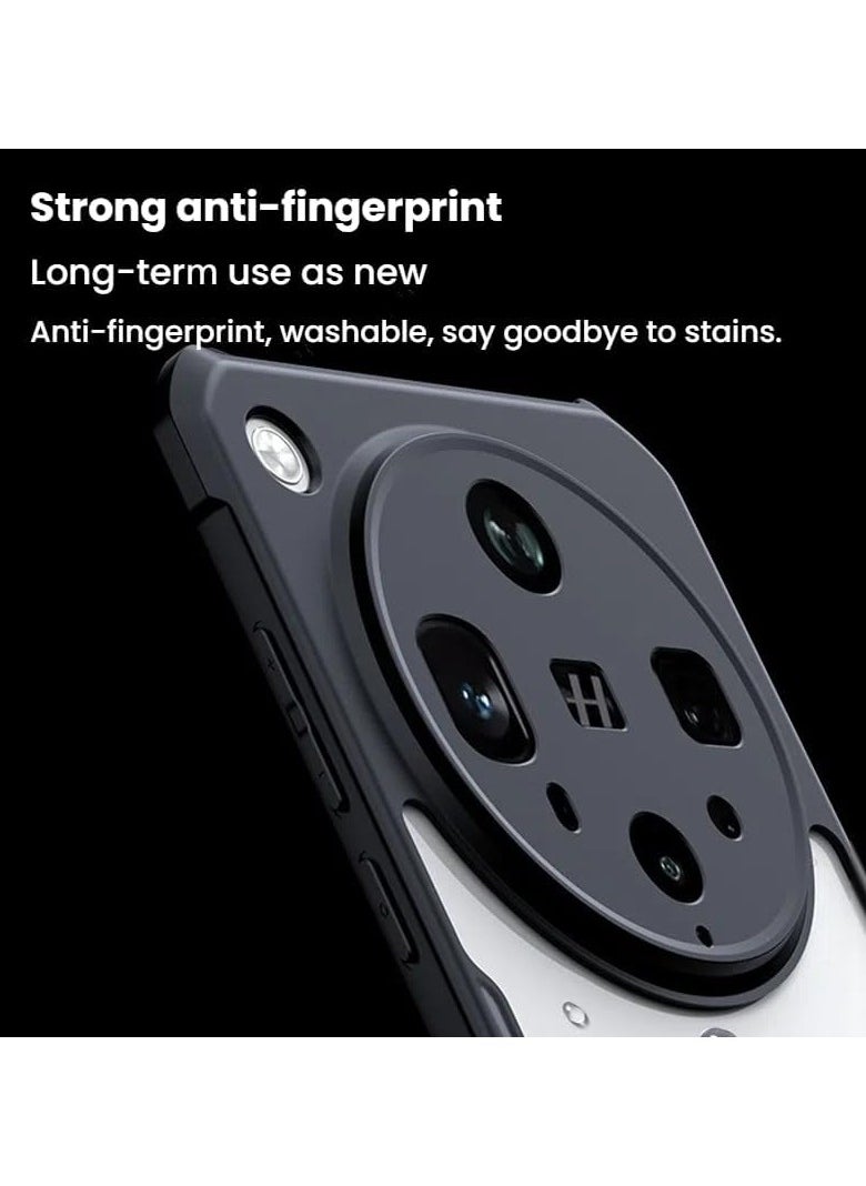 General - Compatible case for Oppo Find X8 Ultra with built-in 360° rotatable ring stand and precision hole lens protection, airbag drop case for Oppo Find X8 Ultra 5G - Image 1