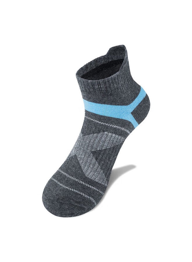 Tfo Compeion-level Outdoor Sports Socks Elastic Shock-absorbing Hiking Mountaineering Running Socks A211 Men's Dark Gray - Image 1