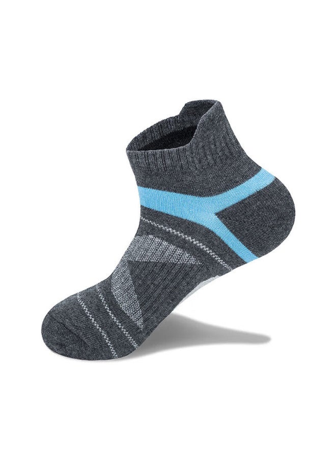 Tfo Compeion-level Outdoor Sports Socks Elastic Shock-absorbing Hiking Mountaineering Running Socks A211 Men's Dark Gray - Image 2