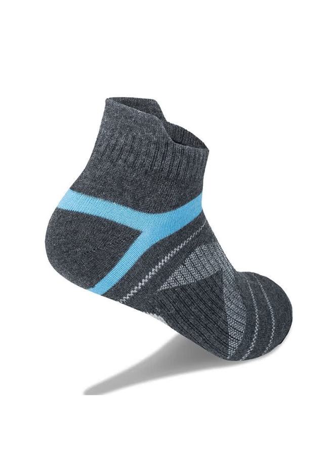 Tfo Compeion-level Outdoor Sports Socks Elastic Shock-absorbing Hiking Mountaineering Running Socks A211 Men's Dark Gray - Image 3
