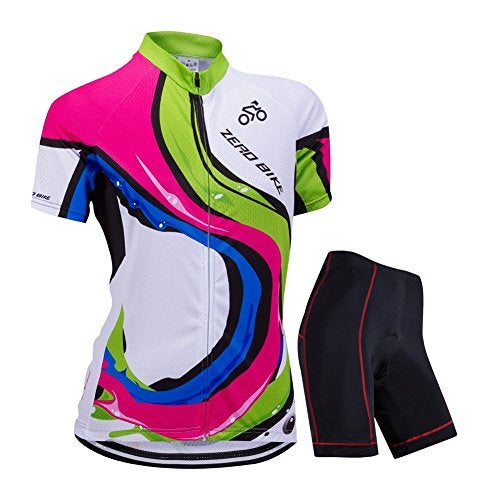 ZEROBIKE® Women's Short Sleeve Cycling Jersey Jacket Cycling Shirt Quick Dry Breathable Mountain Clothing Bike Top - Image 1