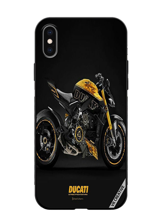 VR CREATIVE Protective Case Cover For Apple iPhone X/XS Ducati Design Multicolour - Image 1