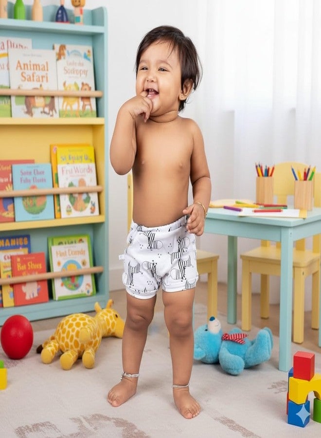SNUGKINS 100% Cotton Panty/Bloomers for Boys & Girls | Bloomin' Buddies (12 Months - 18 Months, Pack of 5) - Image 4