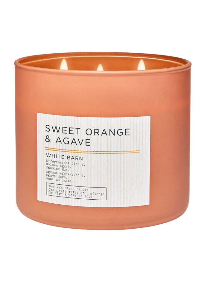 Bath & Body Works Sweet Orange & Agave 3-Wick Candle 