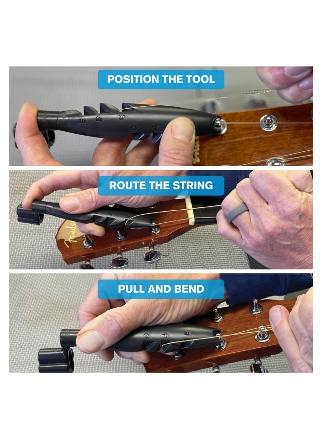 Cuda Winders The - Revolutionary Guitar String Length Gauge and String (Slate Grey) - Image 2