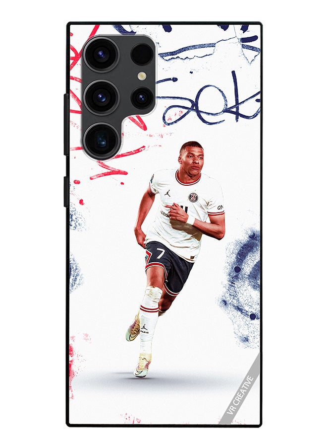 VR CREATIVE Protective Case Cover For Samsung Galaxy S24 Ultra Mbappe Design Multicolour - Image 1