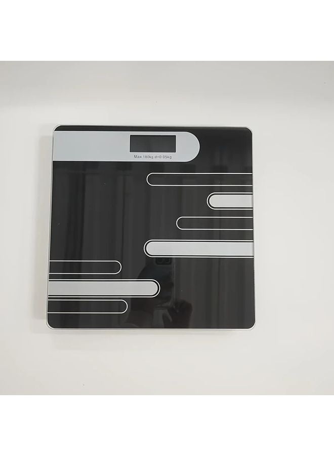 Precision Sleek Black Digital Scale With LED Display For Home Office Gym - Image 1