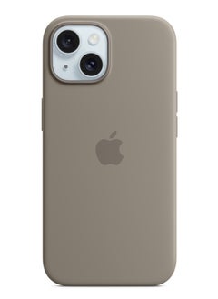 Silicone iPhone 15 Silicone Case with MagSafe - Clay  - Image 1