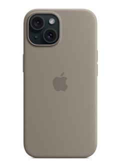 Silicone iPhone 15 Silicone Case with MagSafe - Clay  - Image 4
